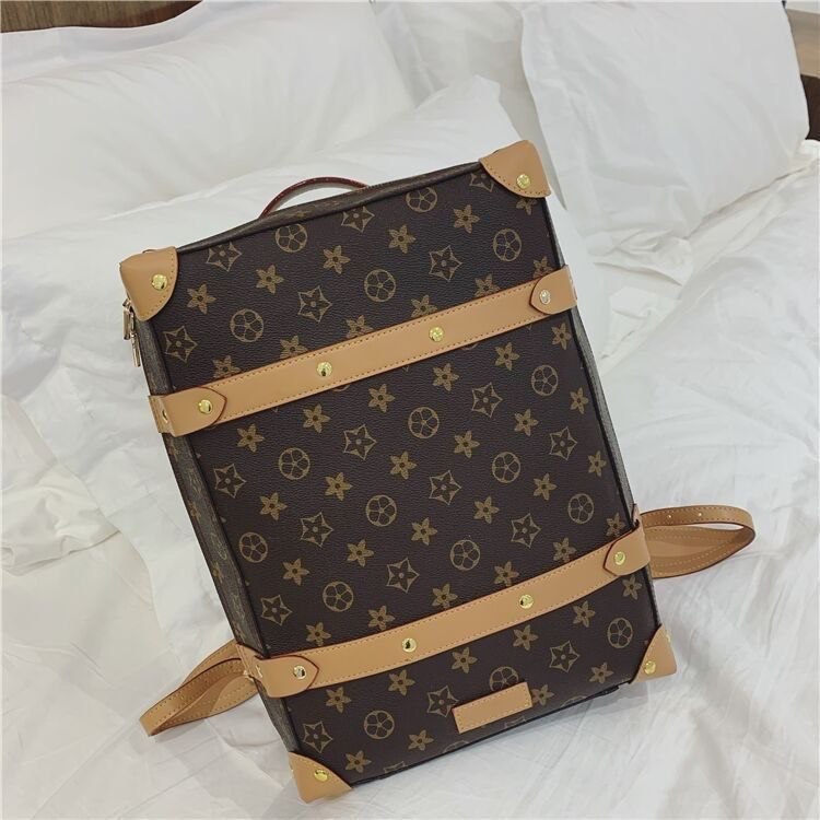 V Monogram Canvas Backpack [1 style] -2