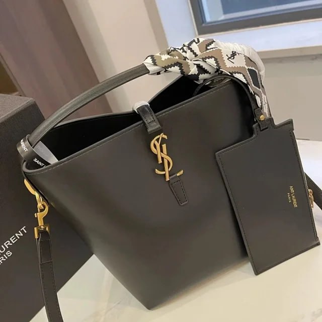 Saint Laurent YSL Monogram Tote Bag -2