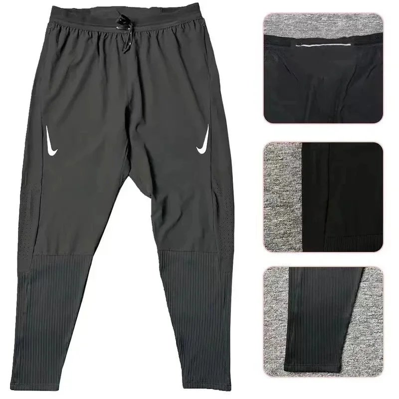 Nike breathable zipper high-elastic sports pants training running pants sports long sleeve（40 STYLE ） -2