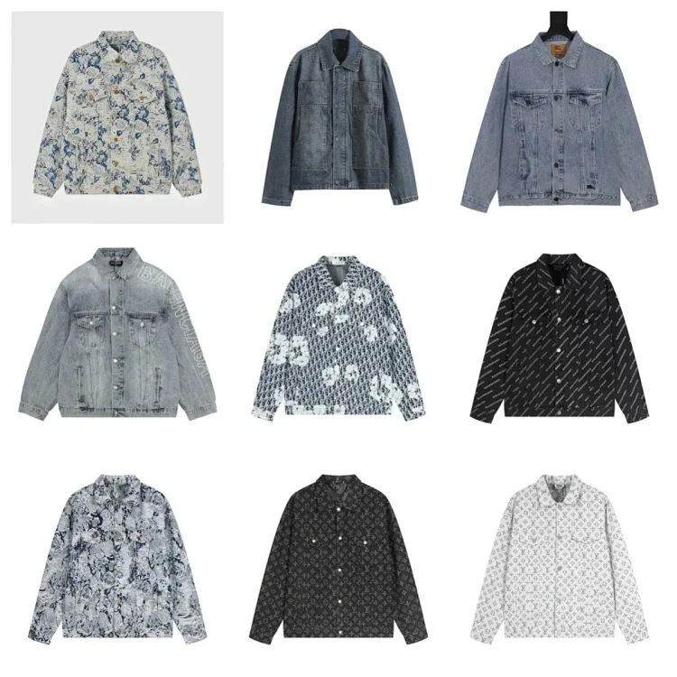Balenciaga  Dior  Louis Vuitton Print Denim Jackets [24 styles]