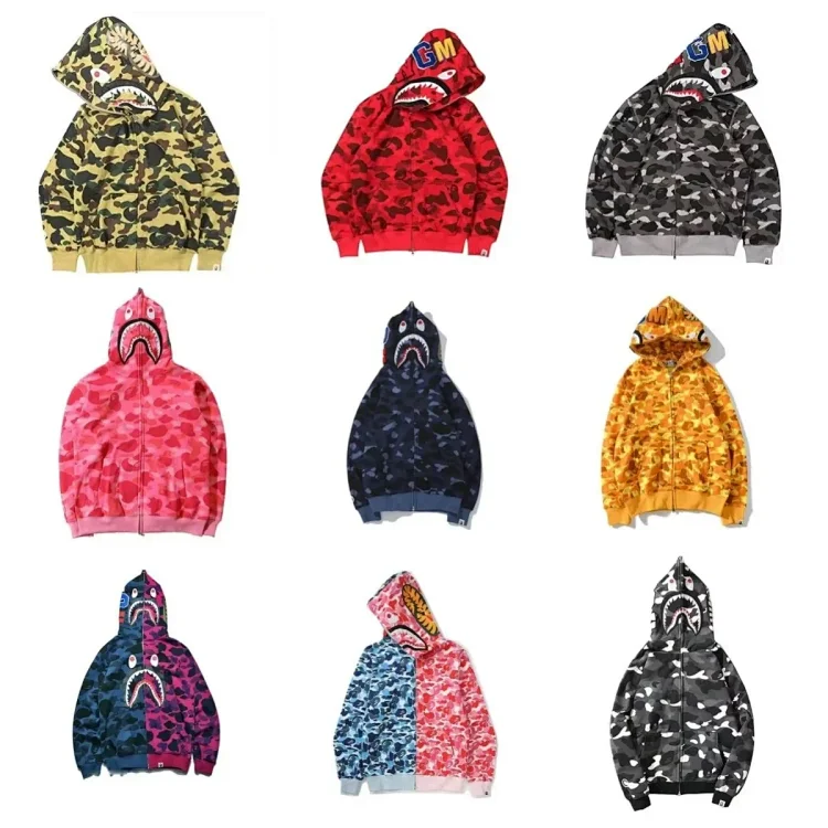  BAPE Shark Hoodie [16 styles]
