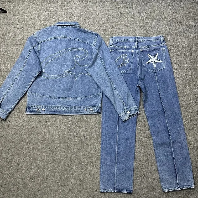 DenimGems Vintage Denim Jacket and Jeans Set for Women [16 styles] -2