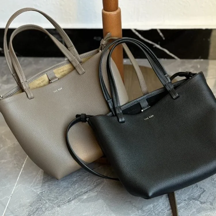The Row MAYA Leather Tote Bag 