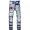 Men's Distressed Ripped Jeans with Embroidered Logo [20 styles]