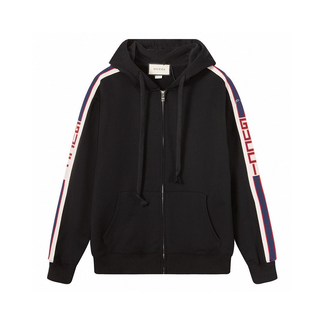  Gucci Web Stripe Hoodie 19 styles -3