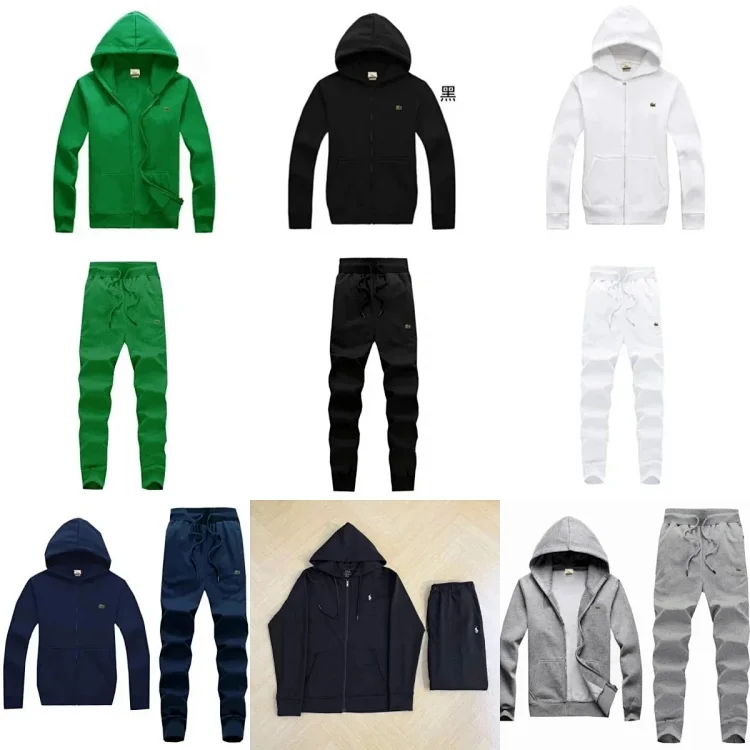  Lacoste Hoodie & Jogger Tracksuit Set [36 styles]