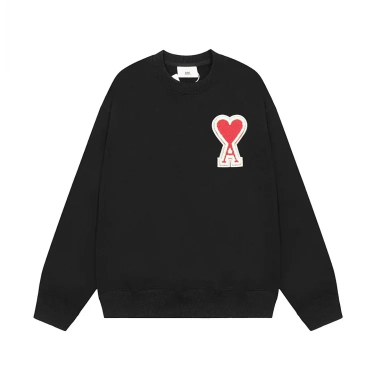  Ami Paris Heart Logo Sweatshi