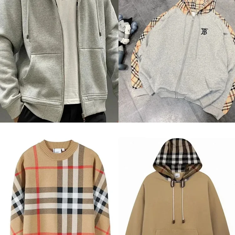 Burberry Check HoodieSweater 3
