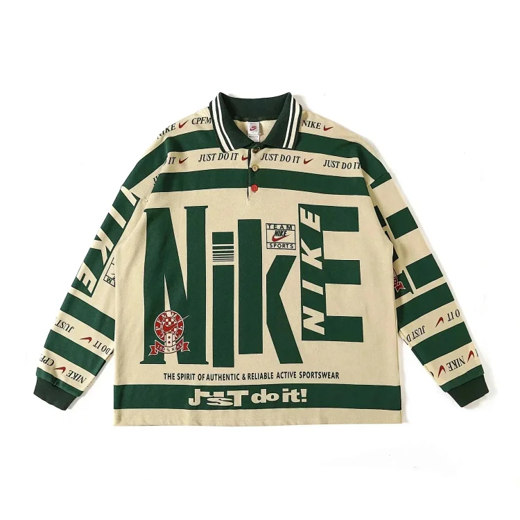 Sup x NK stripe rugby logo lon