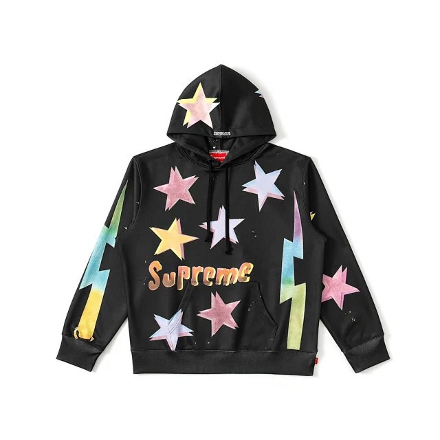 Supreme Lettering print hoodie -3