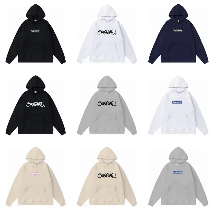 Supreme Lettering print hoodie -2