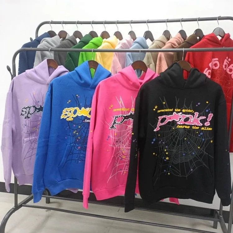 Spider Web Print Hoodies [40 s