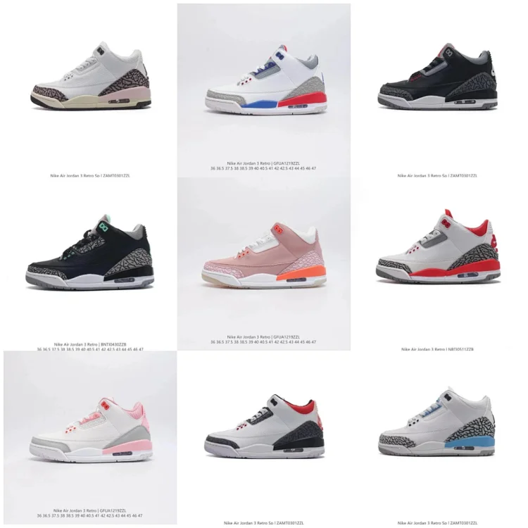 Nike Air Jordan 3 Retro Sneake