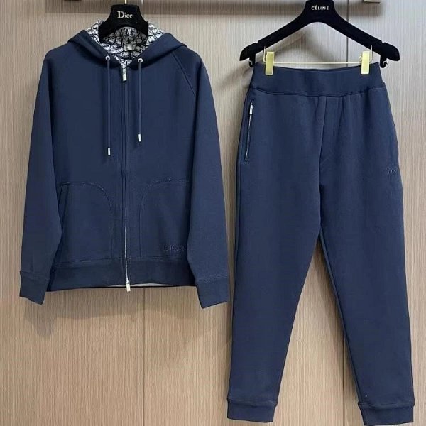 Dior Hoodie and Celine Jogger Pants Set [2 styles] -4
