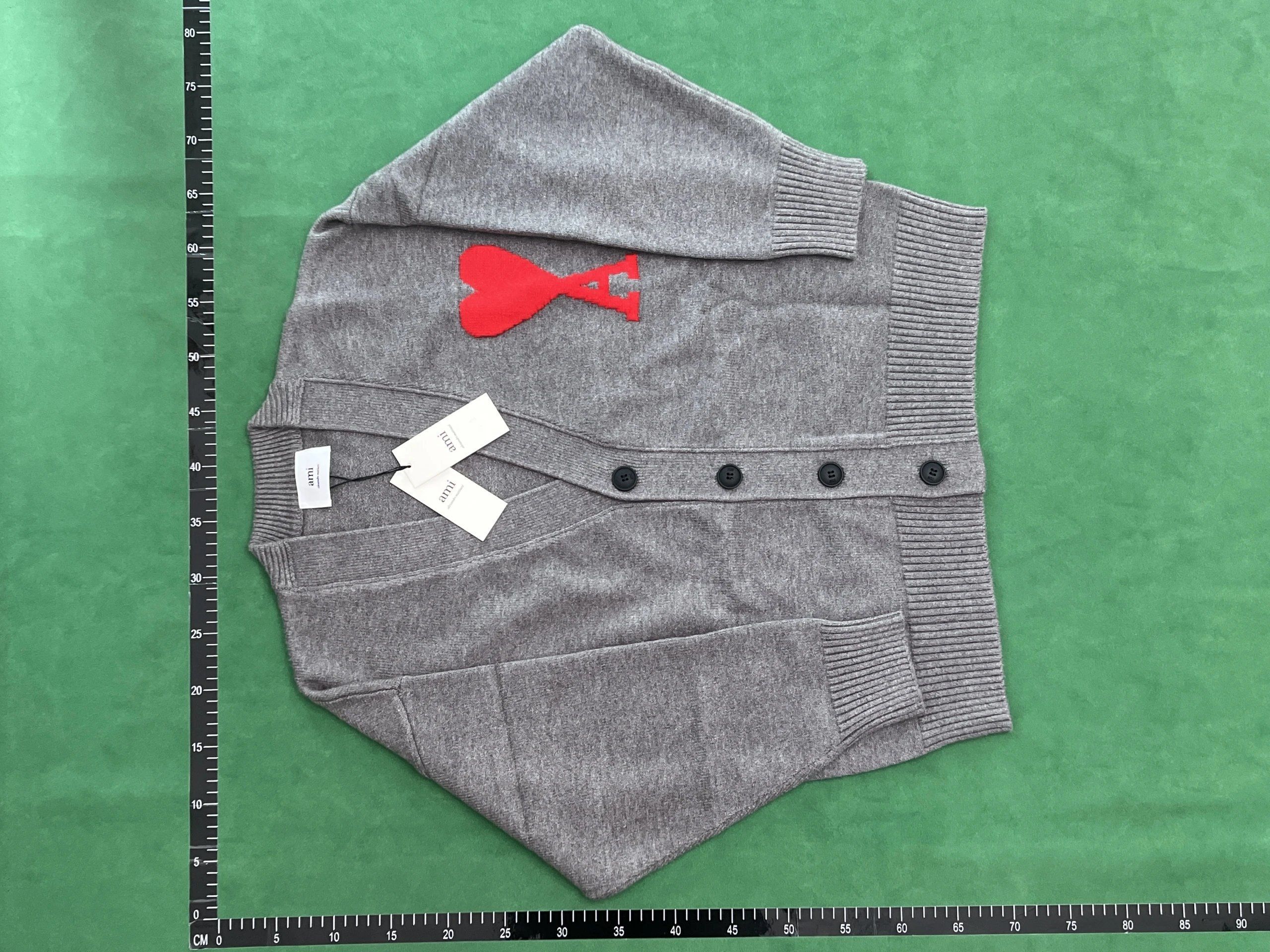 AMI Paris Heart Logo Cardigan [7 styles] -4