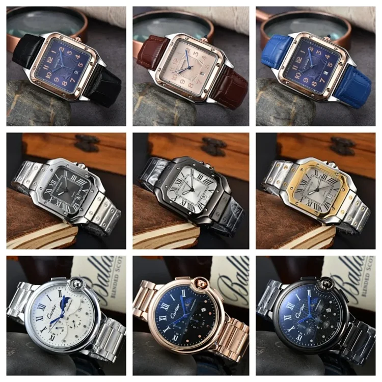 Cartier Santos and Ballon Bleu