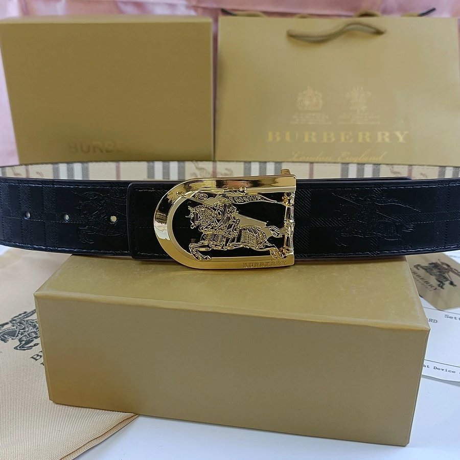 Burberry Equestrian Knight Buckle Belt [36 styles] -2