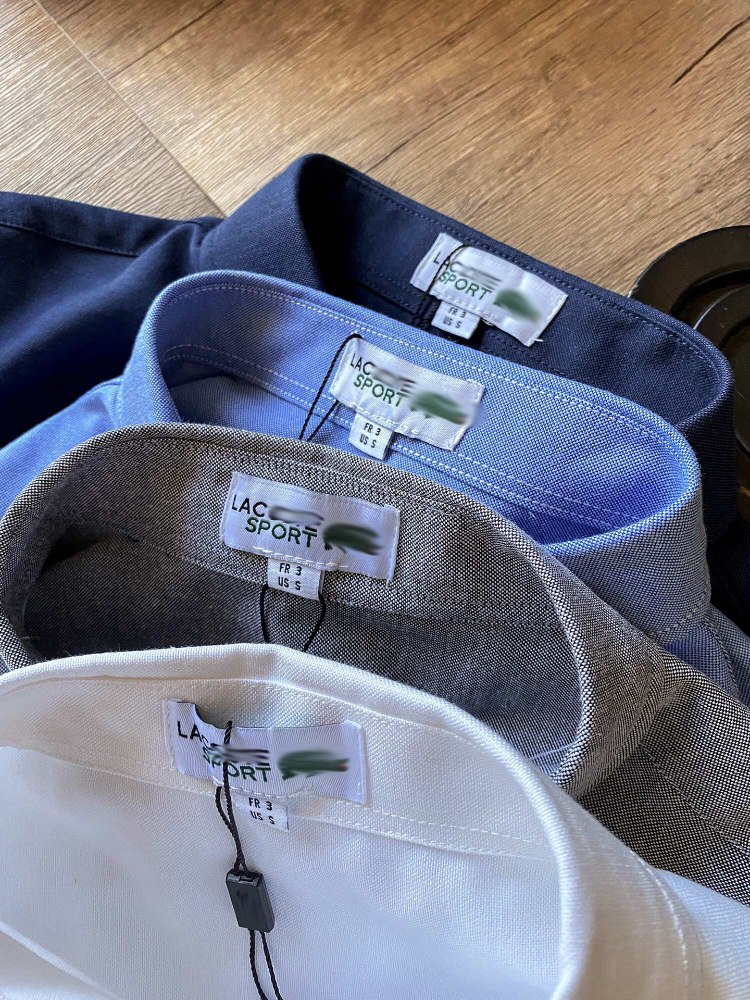 Lacoste solid-color long-sleeved shirt -3