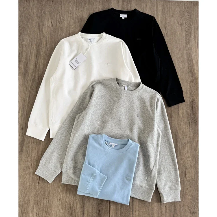 Lacoste embroidered logo crewneck sweatshirt
