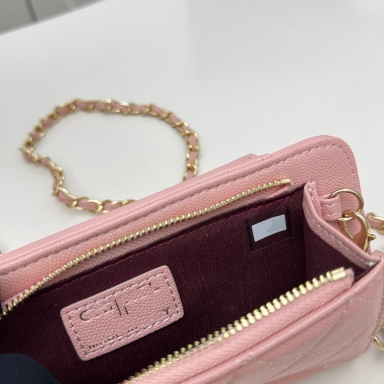 Chanel quilted chain multi-functional mini bag -4