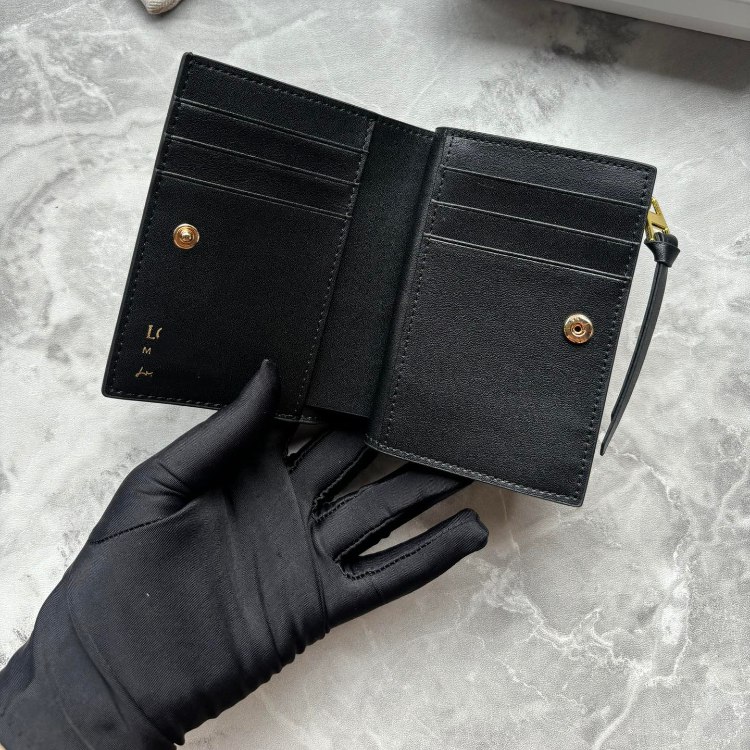 Loewe new multi-colored zippered small wallet -2