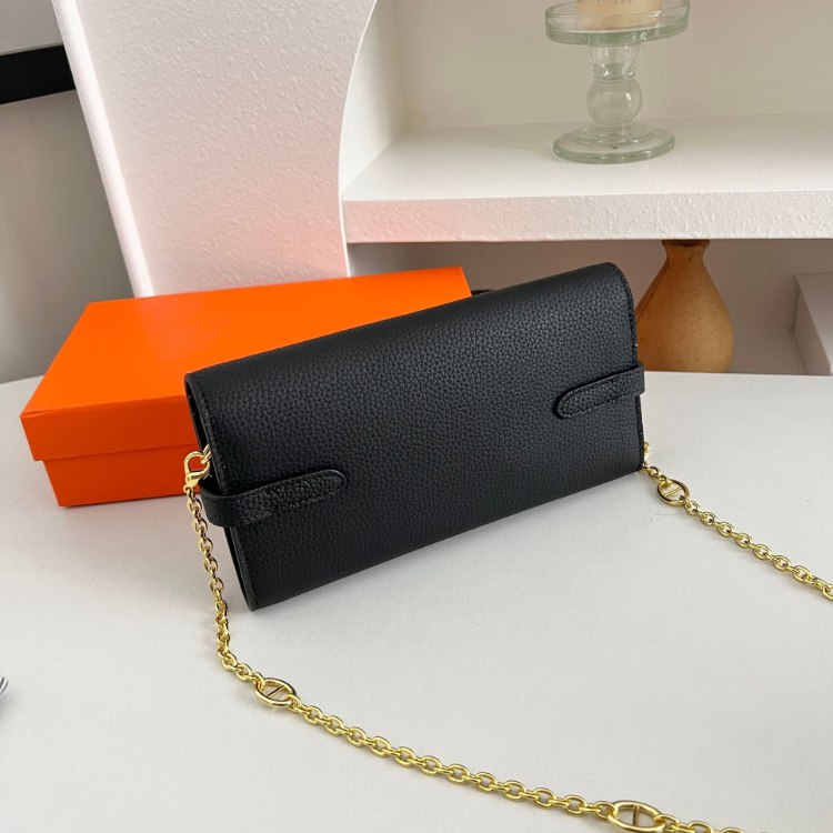 Hermès Kelly long chain shoulder bag -4