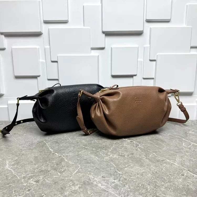 Miu Miu new cowhide pleated ho