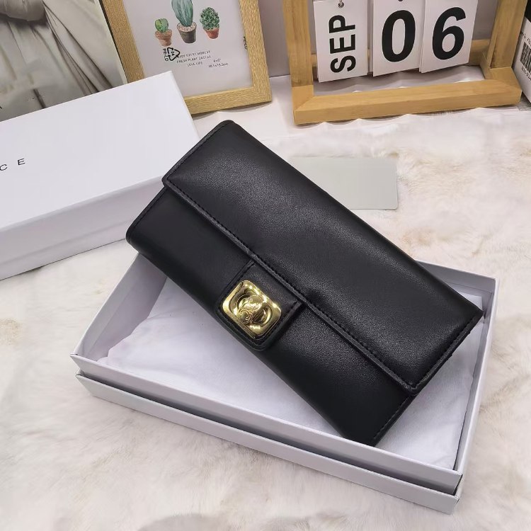 Celine new vintage-style long wallet with a sophisticated design -2