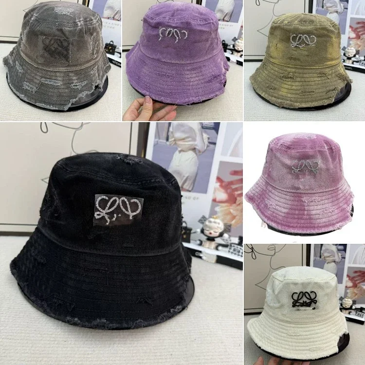 Loewe rhinestone bucket hat