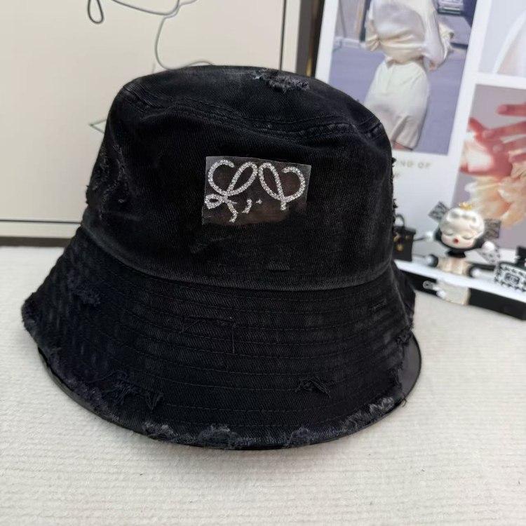 Loewe rhinestone bucket hat -3
