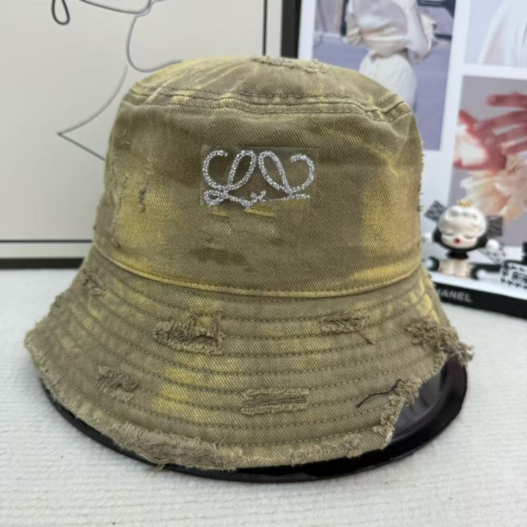 Loewe rhinestone bucket hat -4