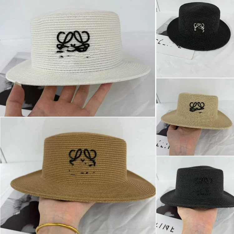 Loewe flat-top straw fisherman