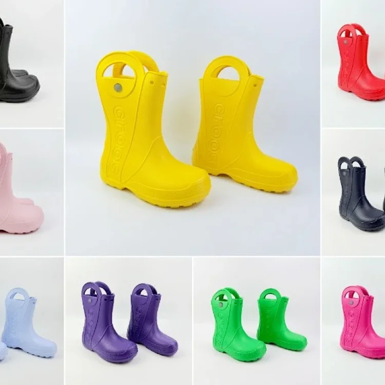 Crocs children's mid-calf rain