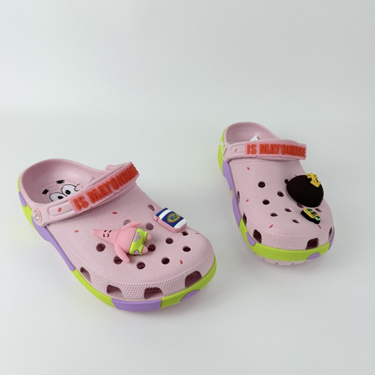 Crocs parent-child perforated beach sandals -4