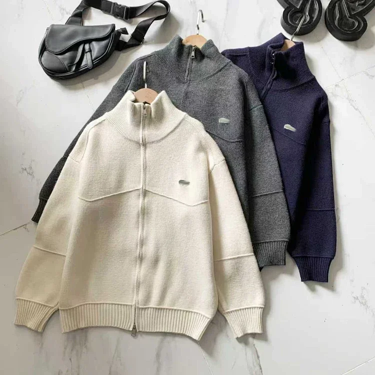 Lacoste simple stand-collar zi