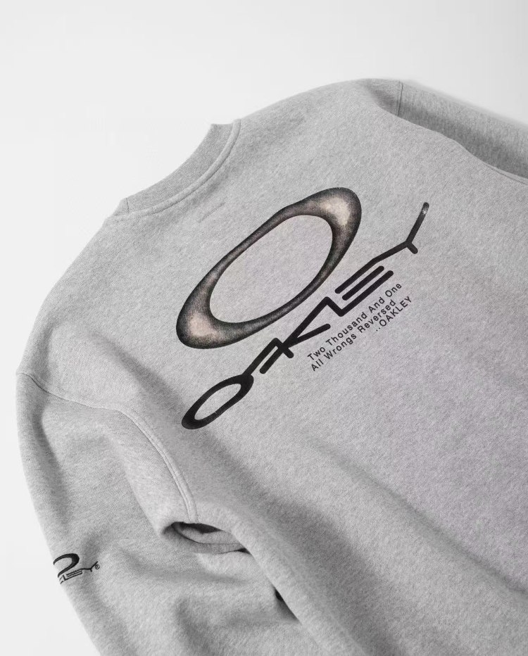 Oakley embroidered crewneck fleece sweatshirt -3
