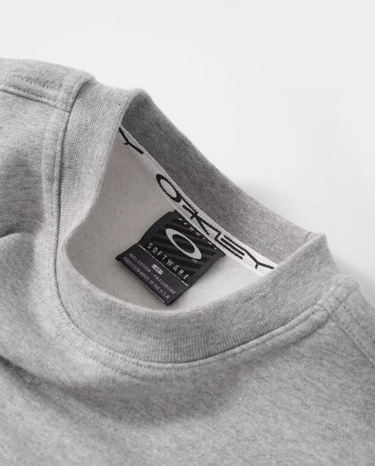 Oakley embroidered crewneck fleece sweatshirt -4