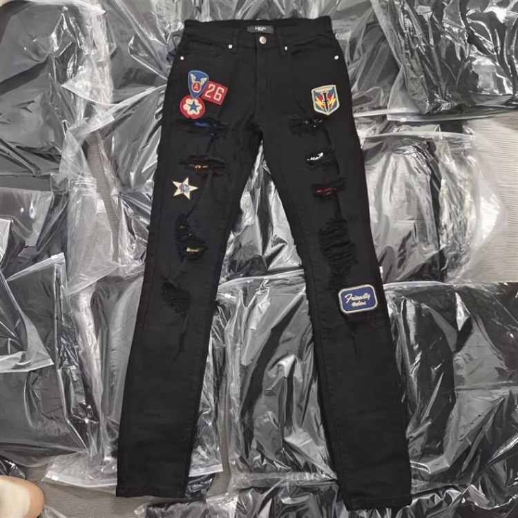 AMIRI skinny ripped stretch jeans -3