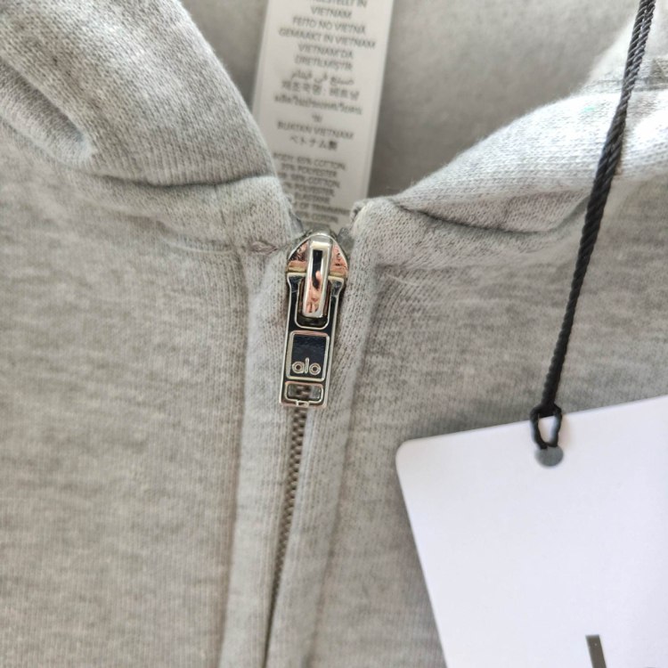 Alo athletic and casual zip-up hooded sweatshirt -3