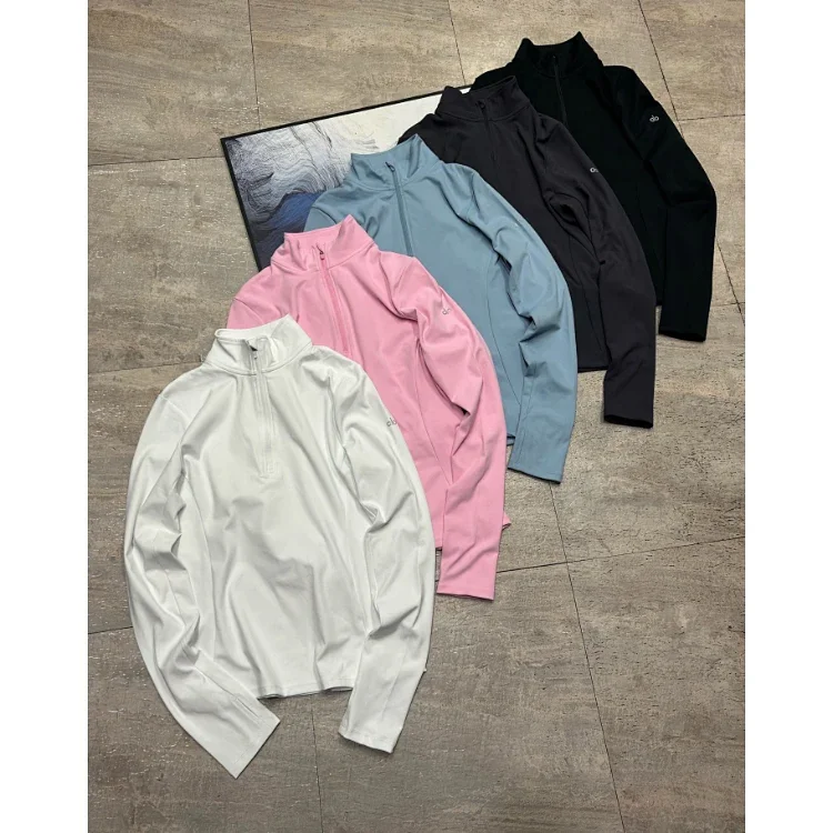 Alo half-zip base layer yoga t