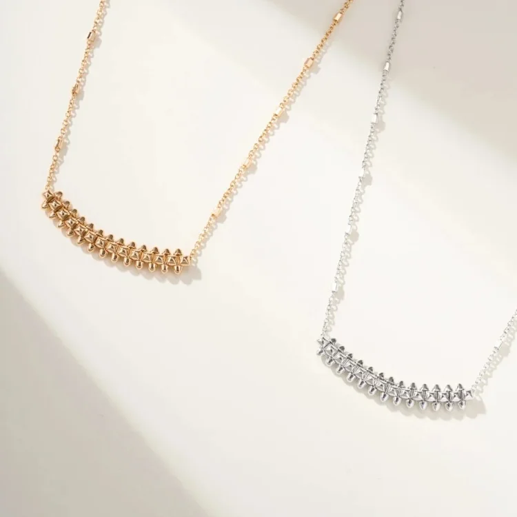  Cartier rivet diamond-free necklace