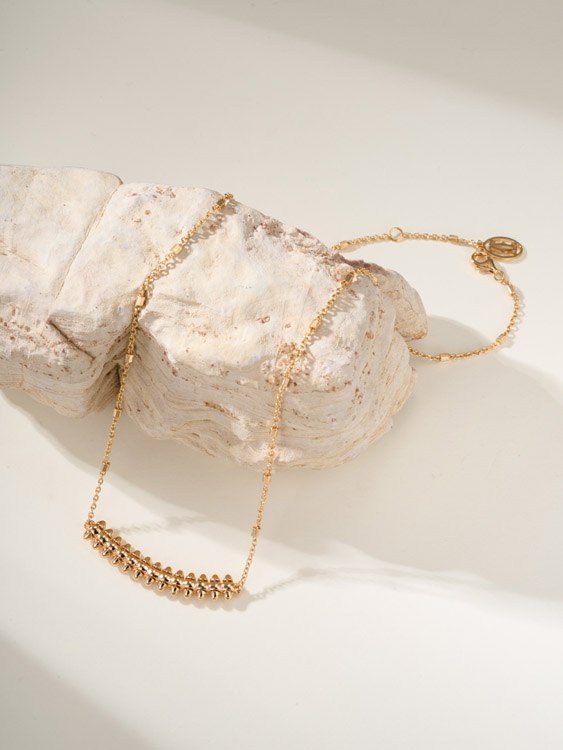  Cartier rivet diamond-free necklace -3