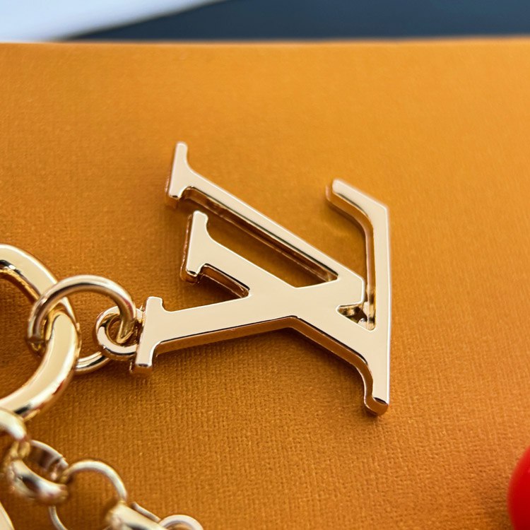  Louis Vuitton LV cherry bag decoration keychain bag pendant -3