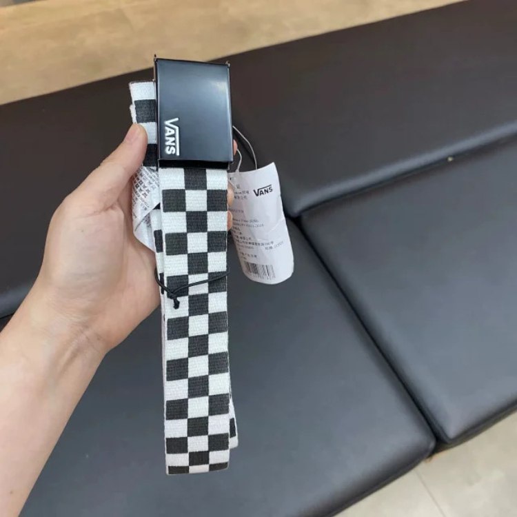 VANS checkered classic canvas unisex belt -4