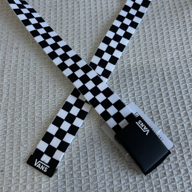 VANS checkered classic canvas unisex belt -2