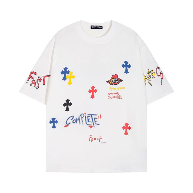 Chrome Hearts CH fashionable short-sleeved T-shirt -4