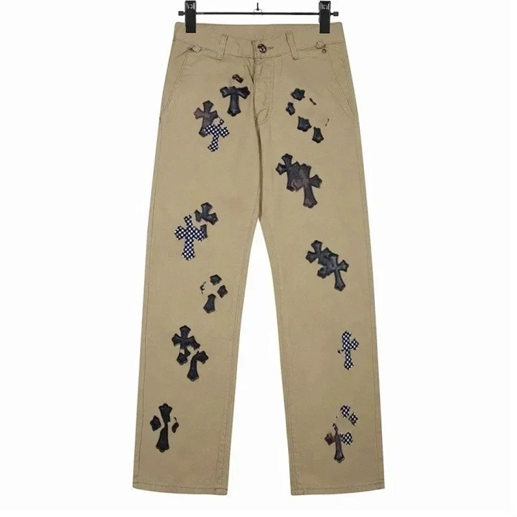 Chrome Hearts CH Fashionable and Versatile Jeans -2