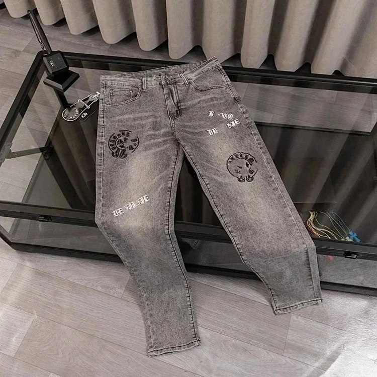 Chrome Hearts CH Fashionable and Versatile Jeans -4