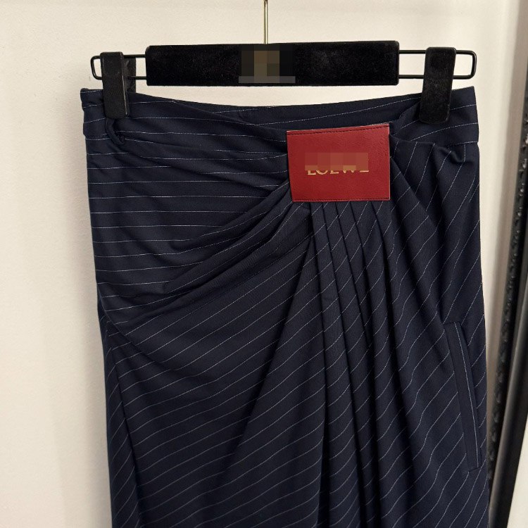 Loewe new striped single-button slim-fit suit set -4