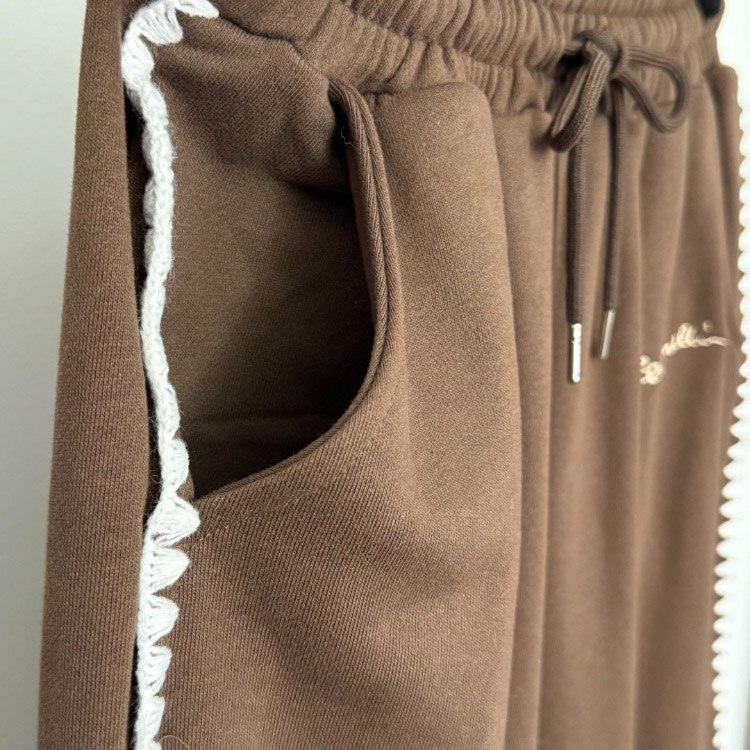 Schiaparelli new logo embroidered knitted hooded zip-up tracksuit -4